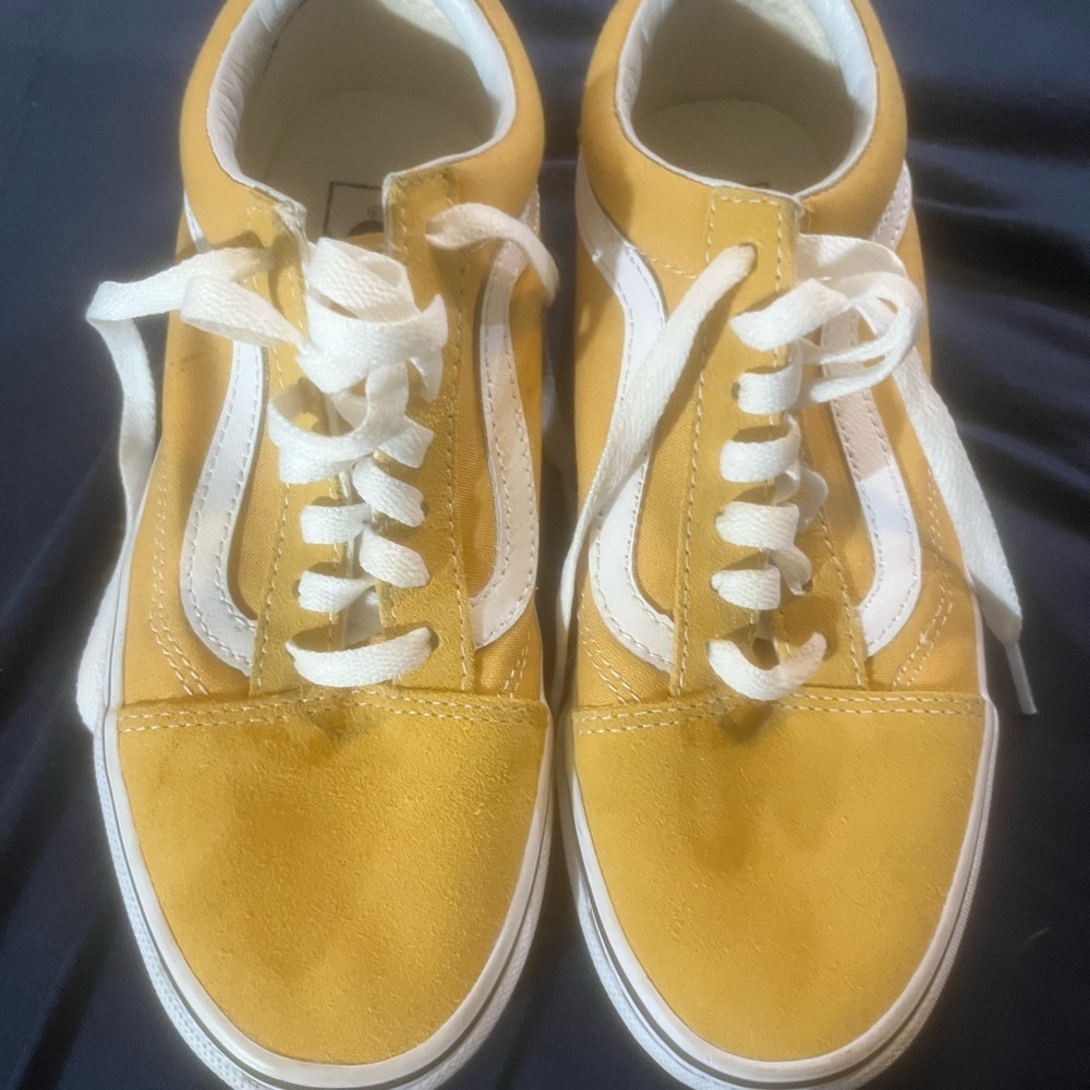 Vans Yellow and White Sneakers